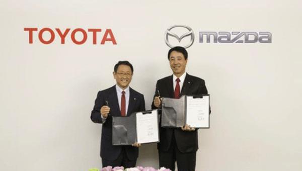 Toyota, Mazda, Tesla