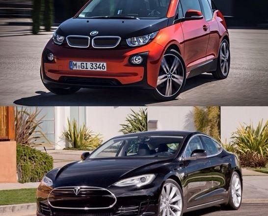 BMW, Tesla, Toyota, BMW i3