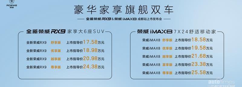 荣威,荣威iMAX8,荣威RX9,斑马